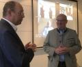 Bild: exb
Past-Präsident Gerald Vornberger (links) übergab das Amt an Severin Wejbora.
