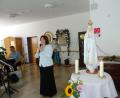 Bild: Daniela Donhauser/exb
Sängerin Brigitte Traeger brachte die Madonna aus Fatima ins Marienheim