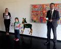 Bild: R. Kreuzer
Über den ersten Erfolg freuen sich (von links) Tanja Willax-Nickl, Svenja Bäumler, Aya Aki und Markus Ermer