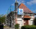 Bild: do
Die Baugerüste an der Vorbacher Filialkirche St. Anna künden von einer größeren Baumaßnahme.