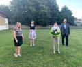 Bild: exb
Neuwahlen beim Kreisjugendring Amberg-Sulzbach: Das neue Führungsduo bilden jetzt (von links) Carina Süß (Erste Vorsitzende) und Eva Mittag (Zweite Vorsitzende), hier auf einem Foto mit Cornelia Bäuml (ehemalige Vorsitzende) und Landrat Richard Reisinger.