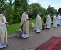 Bild: jr
Standen beim Kapiteljahrtag mit am Altar: (von links) Dekan Dr. Thomas Vogl, Weihbischof Dr. Josef Graf, Regionaldekan Georg Flierl, Prodekan Martin Besold, Pater Friedhelm Czinczoll, Pater Benedikt Leitmayr und Kaplan John Gali.