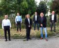 Bild: exb
Die Präsidiumsübergabe im Lions-Club Sulzbach-Rosenberg vollziehen (von links) Jürgen Schleicher, Lars Romfeld, Reinhard Kräuter, Hartmut Burkhardt, Dieter Dodenhöft und Harald Steger.