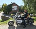 Bild: gis
Der Star unter den Motorrädern: Perry Eckert ist stolz auf seine Boss Hoss.