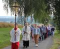 Bild: kro
Eine stattliche Anzahl von Fußwallfahrern nahm am Sonntag an der Wallfahrt zur Gommelberg-Kapelle teil. An geführt wurden sie von Stadtpfarrer Dr. Thomas Vogl.