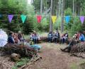 Bild: dob
Aus fünf "Wilden Wichteln" wurden im Waldkindergarten schlaue Füchse. Jetzt heißt es für sie, von der vertrauten Umgebung in der Natur Abschied zu nehmen. Ab Herbst gehen sie in die Grundschule.