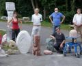 Bild: exb
Trotz Blasen an den Händen und Staub auf der Kleidung waren sich die Teilnehmer einig, dass sich der Workshop gelohnt hat.