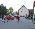 Bild: mmj
Die Mitglieder der Blaskapelle gaben musikalisches Geleit, als das neue Weidinger Feuerwehrfahrzeug in die Ortschaft einfuhr.