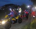 Bild: beg
Rettungseinsatz auf der Burg Flossenbürg durch ein Spezialfahrzeug der Bergrettung.