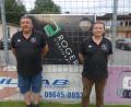 Bild: rn
Mit Alfons Preßler und Mario Kendzia (von links) haben es nur zwei Spieler der 1. Herrenmannschaft zur Abschlussfeier geschafft. Sie freuen sich über den Aufstieg in die Bezirksliga A.