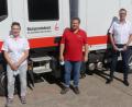 Bild: rn
Für den reibungslosen Ablauf des Blutspendetermins des BRK im Eschenbacher Förderzentrum sind Marina Bernhardt, Markus Zimmermann und Matthias Freund (von links) verantwortlich.