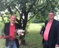 Bild: exb
Karl Georg Haubelt (links) wurde durch Dekan Karlhermann Schötz für seinen langjährigen Einsatz gewürdigt
