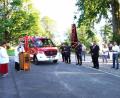 Bild: fvo
Das neue Feuerwehrfahrzeug der Feuerwehr Bernrieth wird gesegnet.