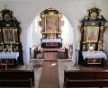 Bild: is
Die drei Altäre in der Friedhofskirche St. Stephanus.