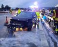 Bild: Feuerwehr Nabburg/exb
Aquaplaning löste auf den Autobahnen A 93 und A 6 mehrere Unfälle aus.