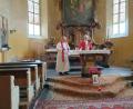 Bild: Ingrid leser/exb
Pfarrer Jaroslav Sasek (links) und Pater Klaus Kniffki gestalteten den Festgottesdienst.