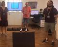 Bild: ihl
Das Bayern Lab ist als digitales Aufklärungszentrum mit vielen interaktiven Aspekten konzipiert. Die Mitarbeiter Simone Hösl, Leitung, Anja Plonner, Reinhard Greiner und Julian Schwan freuen sich auf Interessierte, ganz gleich, ob Schüler, Senioren oder Vertreter von Vereinen und Institutionen.