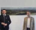 Bild: Manuel Lischka/exb
Forstbetriebsleiter Hans Mages (rechts) stattete Landrat Thomas Ebeling einen Antrittsbesuch ab.