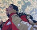 Bild: lsc
Die ersten Meter im freien Fall - Adrenalin pur.