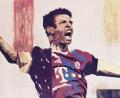 Bild: Wolfgang Steinbacher
Weil das Bild von Thomas Müller verschwunden ist, malte Marcus Trepesch dieses Exemplar als Ersatz.