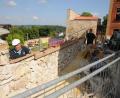 Bild: Joachim Gebhardt
Im Bereich des Kindergartens St. Marien nutzte man die dortige Zwangspause, um die Stadt- und Zwingermauer zu sanieren und neu einzudecken.