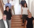Bild: BLLV/exb
Die Digitalisierung an Schulen thematisierten Vertreter des BLLV-Kreisverbands Amberg im Gespräch mit Vertretern der Stadt Amberg. Im Bild: Oberbürgermeister Michael Cerny, Anja Decker, Bernhard Scheidig, Fabian Kern (linke Seite, von vorne nach hinten), Tanja Fahrnholz, Elke Schmidt und Heinz Kotzbauer (rechte Seite, von vorne nach hinten).