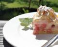 Bild:  Heike Heindl
Sieht köstlich aus und schmeckt genauso: der Johannisbeer-Quarkkuchen mit Baiserhaube vom Blech.