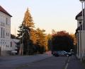 Bild: pko
Der Bereich vor dem ehemaligen Krankenhaus soll neu gestaltet werden, schlägt der Planer vor.