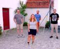 Bild: cog
Das Organisationsteam von PunK – von links Michael Hehl, Kathrin Birner, Daniel Söhnlein und Veit Stephan – bereitet schon die nächste Veranstaltungsreihe vor und hofft dass diese dann nicht durch Corona beeinträchtigt sein wird.