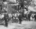 Repro: hev
Max Wolfinger führte das Ochsengespann mit dem Kammerwagen an.