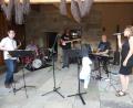 Bild: rn
Die Jam-Session-Band mit (von rechts) Monika Eichhammer, Martin Dilling, Albert Dotzler,. Andreas Grauvogel und Roman Chwalinski begleitet die Filmnacht.