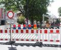 Bild: Gabi Schönberger
Bis hierher und nicht weiter. Wer die Sebastianstraße in Richtung Allee befahren will, muss eine Umleitung in Kauf nehmen.