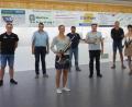 Bild: Dieter Beer/exb
Die tschechische Delegation mit den Bürgermeister(innen) aus Bad Königswart, Altwasser und Velka Hledsebe war begeistert von den Möglichkeiten, die vom Organisationsteam des Mähringer Schützenvereins angeboten wurde.
