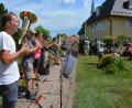 Bild: jr
Die Zollkapelle Nürnberg hielt am Mittwochnachmittag im Garten des Seniorenzentrums Theresianum eine 90-minütige öffentliche Probe ab.