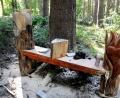 Bild: Stephan Huber
Um diese (inzwischen wieder reparierte) Bank geht es: Ein unbekannter hat das Holzkunstwerk im Wald bei Gailoh (Amberg) beschädigt. Waldbesitzer Johann Heinrich hat sich darüber so geärgert, dass er jetzt eine Belohnung für die Ermittlung des Täters aussetzt.