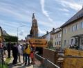 Bild: obe
Es tut sich was in der Quellenstraße. Der Ausbau liegt im Zeitplan. .