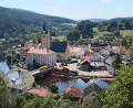 Bild: jrh
Blick auf das Moldautal vom Rundturm in Rožmberk nad Vltavou.
