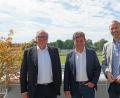 Bild: 1. FC Nürnberg
Die neue Führungsmannschaft des 1. FC Nürnberg (von links): Aufsichtsratschef Thomas Grethlein, Sportvorstand Dieter Hecking und Finanz-Boss Niels Rossow.