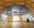 Bild: Stephan Huber
Zukunft pur. So wie die neue Bergsteig-Arena könnten in Zukunft viele Funktionsgebäude aussehen. Denn zunehmend wird Sand zur Mangelware, das Bauen mit Beton wird teuer und schwierig.