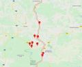 Bild:  Quelle: bahnausbau-nordostbayern.de/exb
Untersuchungsbereich die Leitungen zur Elektrifizierungen für die Bahnstromtrasse in der örtlichen Region