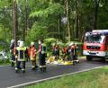 Bild: dob
Bestürzung bei den Tännesberger Feuerwehrleuten. Beim Verunglückten handelt es sich um den Vater eines aktiven Kameraden, der selbst als Erster zur Unfallstelle mit ausrückte.