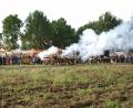 Archivbild: Sebastian Bötzl
Böllerschützen des Schützenvereins Ringelstein Ottengrün eröffneten 2019 mit vier Schüssen die 17. Auflage des Kartoffelfestes in Bad Neualbenreuth. In diesem Jahr muss die beliebte Veranstaltung wegen der Corona-Pandemie ausfallen.
