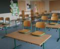 Bild: wel
Noch herrscht Ruhe in den Klassenräumen, am Dienstag kehrt wieder Leben in die Grundschule ein.