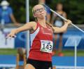 Bild: Kiefner
Ronja Melzner holte Gold im Speerwerfen.