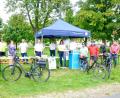 Bild: bey
Auf dem Pleysteiner Zimmerplatz unmittelbar am "Bocklradweg" informieren die Polizeiinspektionen Neustadt/WN, Vohenstrauß und Eschenbach mit ihren Verkehrssachbearbeitern zur richtigen Benutzung von E-Scootern und E-Bikes ein.