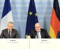 Archivbild: Bundeswirtschaftsministerium/exb
Als seine Pressesprecherin tritt Tanja Alemany Sanchez de León (rechts) oftmals an der Seite des Bundeswirtschaftsministers Peter Altmaier (Mitte) in Erscheinung. An dieser Pressekonferenz nahm auch der französische Wirtschaftsminister Bruno Le Maire (links) teil.