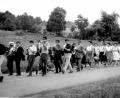 Archivbild: hev
Einige Musiker der Stadtkapelle begleiteten immer die Lieder während der Wallfahrt.