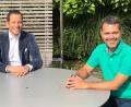 Bild: mez
Eine Abschaffung des Solidaritätszuschlag forderte MU-Kreisvorsitzender Leonhard Zintl (rechts) beim Sommergespräch.