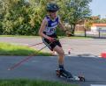 Bild: chl
Ein einsames Rennen zog in der Klasse U14 der Hirschauer Emil Paul. Er siegte auf der vier Kilometer strecke in Bestzeit vor der Konkurrenz.