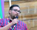 Bild: Stephan Huber
Stefan Dietl äußerte sich als Sprecher des "Bündnisses gegen das Vergessen" zu Äußerungen von Oberbürgermeister Michael Cerny.